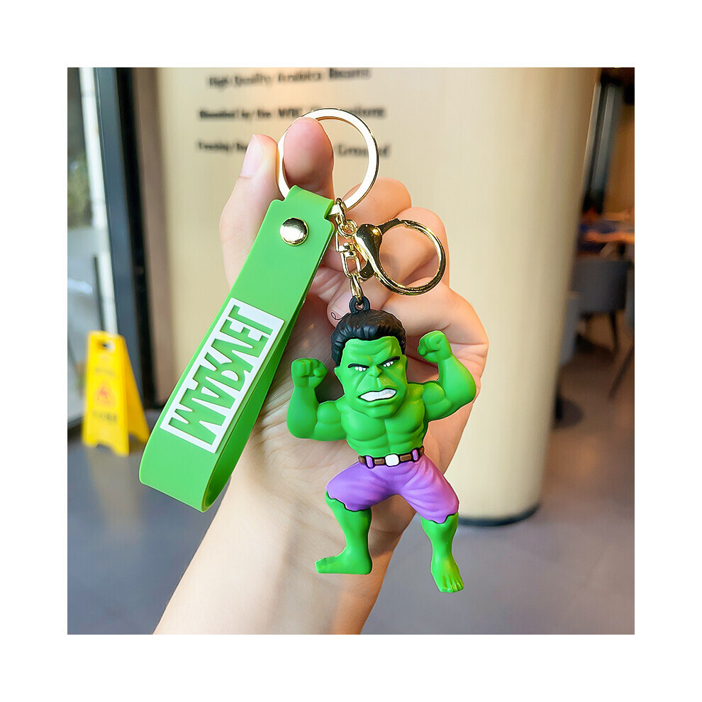 (MA2Hulk) Porte-clés noir unique en PVC, parfait pour les anniversaires et les fêtes, 70 personnages