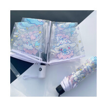 (Style C) Kuromi Cinnamoroll Parapluie en plastique transparent Mode Mignon Fille Pratique