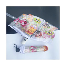 (Style I) Kuromi Cinnamoroll Parapluie en plastique transparent Mode Mignon Fille Pratique