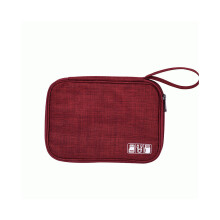 (Rouge) Sac numérique portable et polyvalent pour voyage, rangement, déplacement, grande capacité