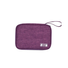 (Violet) Sac numérique portable et polyvalent pour voyage, rangement, déplacement, grande capacité