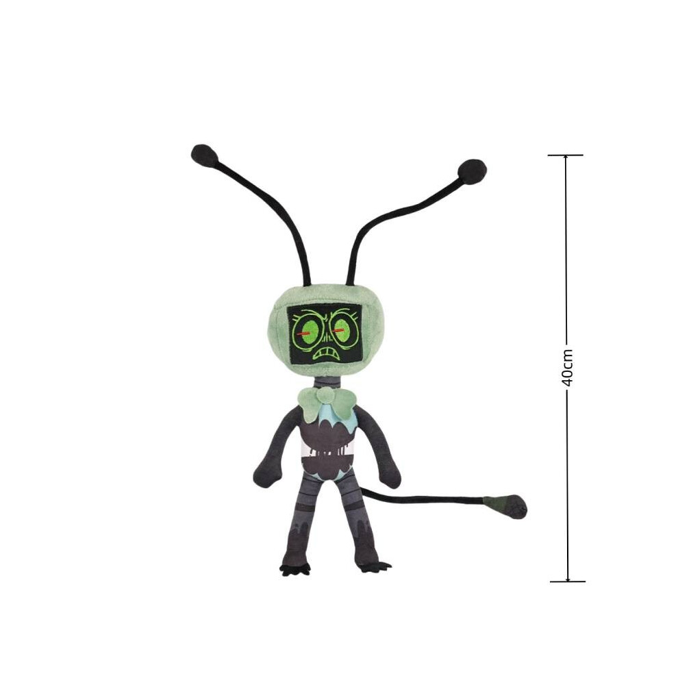 (Black Green) Roblox Dandys World Plush Toy Game Stuffed Doll Fans Decoration Cartoon Gifts Green,Black