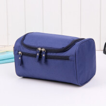 Trousse de toilette suspendue en tissu Oxford de grande capacité (bleu marine) - Trousse de maquillage