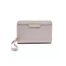 (Kaki) Sac à main court pour femme, style macaron simple, couleur unie, en PU, avec fermeture éclair