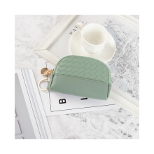 (Style C) Sac à main en PU pour femme, nouveau matériau, fermeture éclair courte, tissage simple, petit,