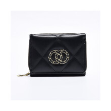 (Noir) Nouveau sac à main court pour femme, couleur unie, motif voiture, motif damier, fermeture éclair