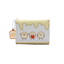 (Jaune) Sac à main court pour femme, couleur unie, motif personnage de dessin animé, création de personnalité