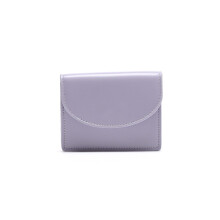 (Violet) Nouveau petit sac Ă main court pliable pour femme, fin, couleur pure, simple et tendance