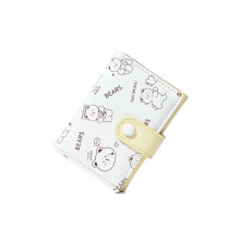 (Jaune) Version du porte-monnaie coréen pour femmes, petit porte-monnaie multi-cartes mignon et dessin