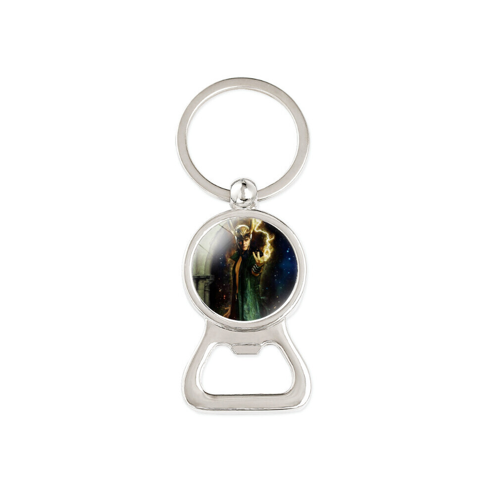 (06) Porte-clés Loki Time Stone, décapsuleur multifonction, accessoire de clé de haute qualité