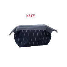 (Marine) Trousse de rangement multifonctionnelle pour cosmétiques, motif flamant rose, imperméable,