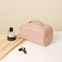 (StyleC) Trousse de toilette de voyage de grande capacité, pochette de rangement portable haut de gamme