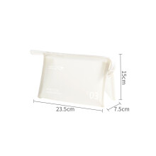 (Style E) Trousse de toilette de voyage tendance en PVC vert doux pour le rangement du maquillage et