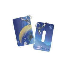 (9) Porte-cartes Genshin Impact Porte-clés Pendentif Klee Mona Hutao Xiao Ganyu Sayu Ning