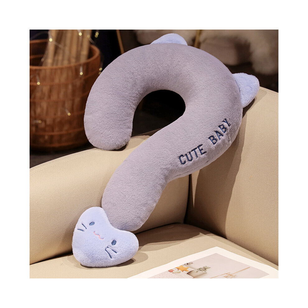 (Gris) Coussin de point d'interrogation de dessin animé Coussin de canapé Coussin de salon Coussin de