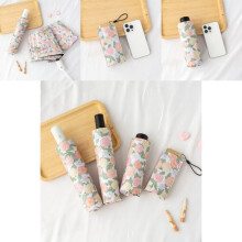 Parapluie à cadre en acier durable, ouverture et fermeture automatiques, avec imprimé floral rétro