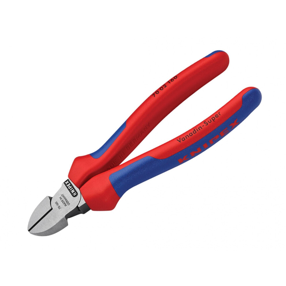 Knipex 70 02 Series Diagonal Cutters, Multi-component Grip