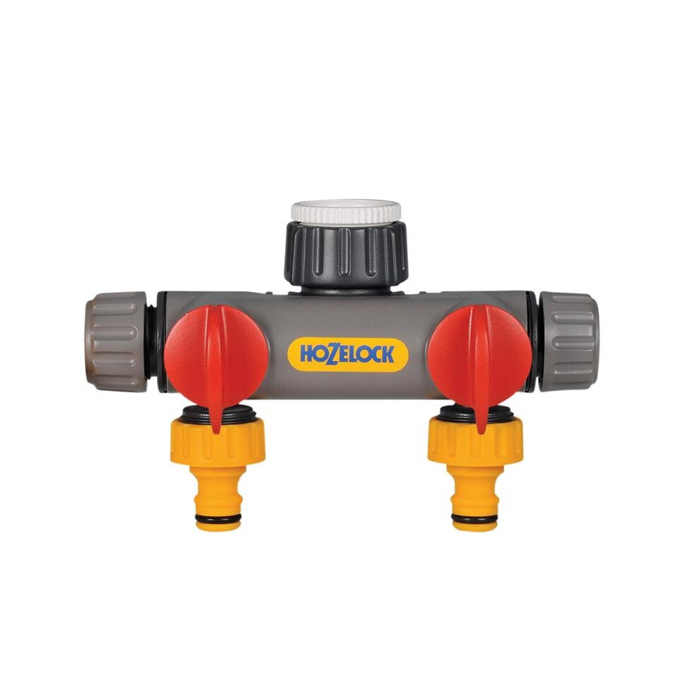 Hozelock 2252 2-way Tap Connector 1/2 - 1in Bsp