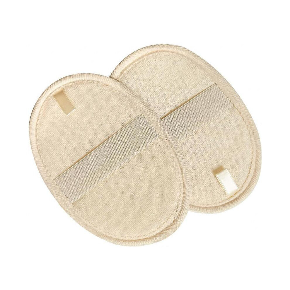 2pk Exfoliating Loofah Sponge Pads | Loofah Body Exfoliating Sponges for Men and Women | Natural Luffa Material