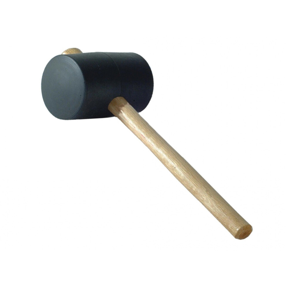 (57mm (2.1/4in), Black) Faithfull Rubber Mallet