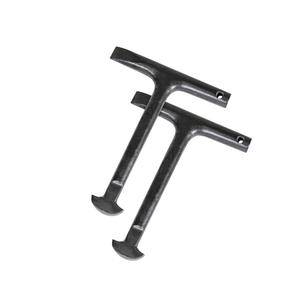 Faithfull Manhole Keys, D-type 125mm (5in) (pack 2)