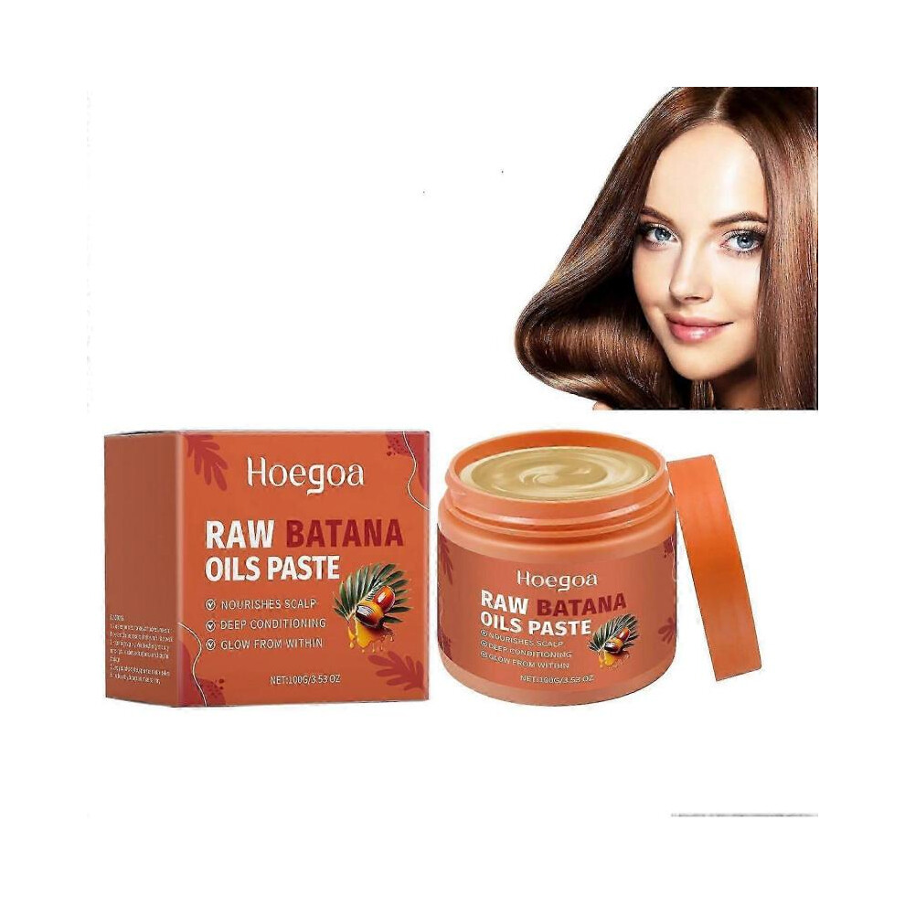 (2PCS) Raw Batana Oil for Hair Growth - 100% Pure, Organic Batana from Honduras for Thicker and Stronger Natural Hair - Nourishes Scalp, Prevents Dry