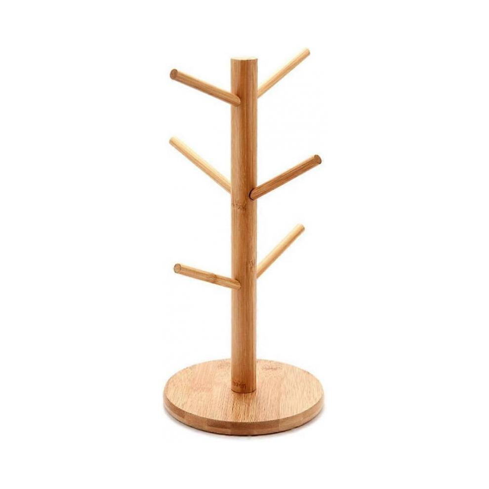 Tree Shape Wood Coffee Tea Cup Rack Holder Mug Storage Stand Drinkware ShelfMug Holder