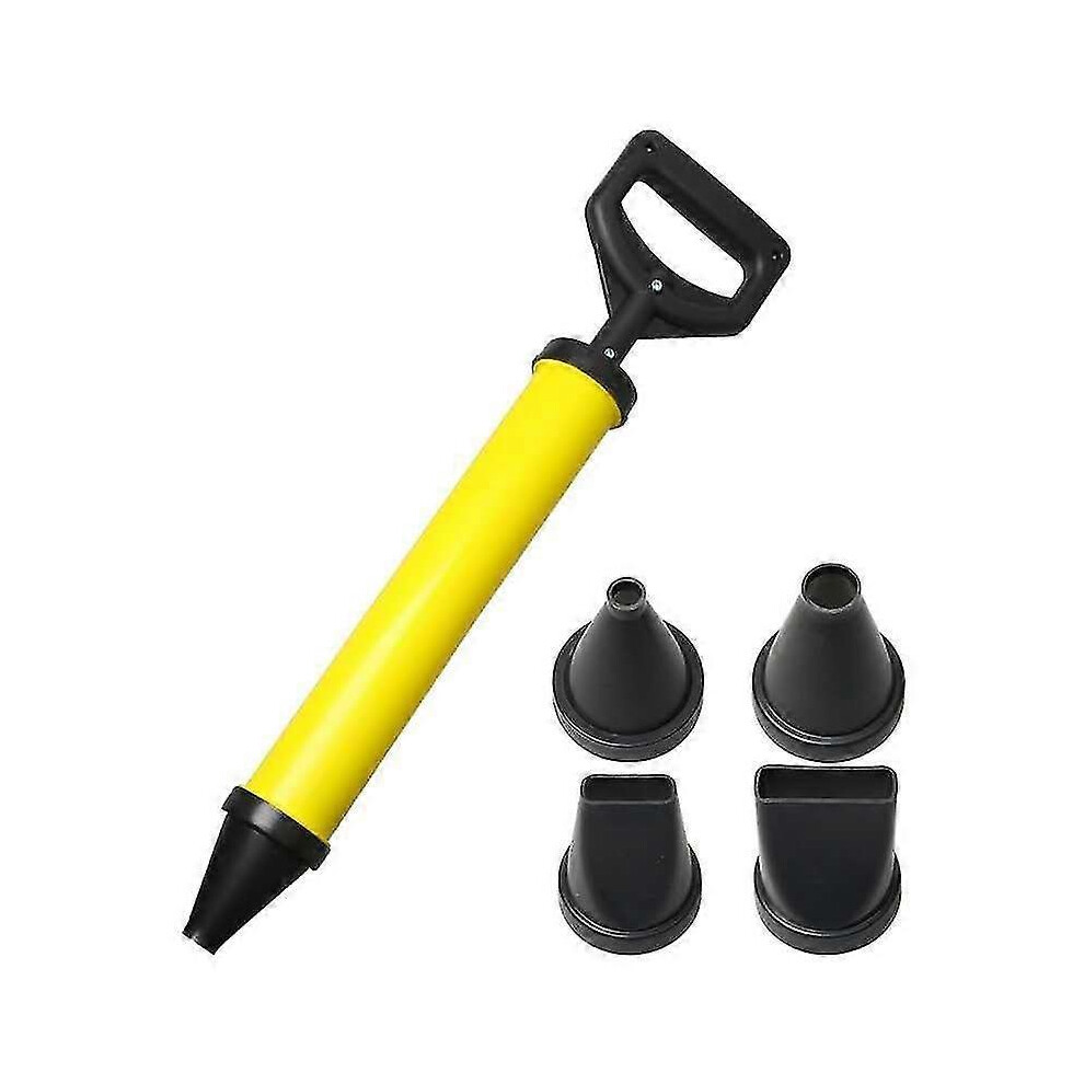Mortar Injector, Mortar Grout Gun, Manual Mortar Pump with Attachment Mortar Press