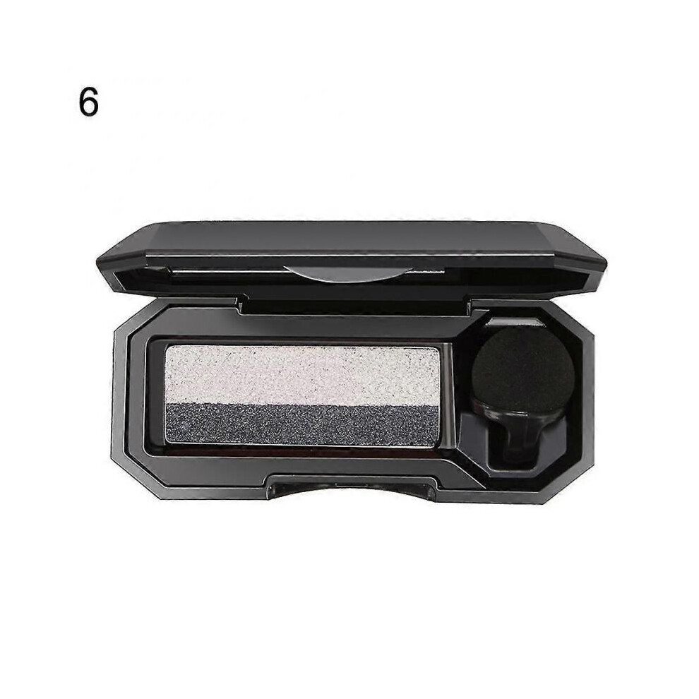 Dnm 2 Colors Waterproof and Smudge-Free Gradient Eyeshadow Powder Palette Cosmetics