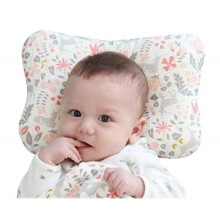 Baby Pillow for Newborns, Breathable 3D Breathable Mesh, Organic Cotton, Protection Flat Head Syndrome, Bambi Blue
