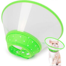 Pet Cone, Adjustable Lightweight Elizabethan Collar for Puppies, Small Dogs, Cats, Kittens and Rabbits