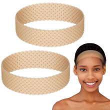 2 Pieces Silicone Grip Wig Band Adjustable Silicone Wig Headband Fix Non-slip Wig Bands Seamless Wig Band Wig Grip Band