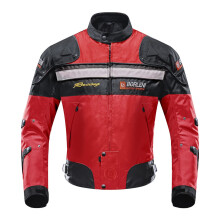 Giacca da motociclista BORLENI, giacca da motociclista antivento, equipaggiamento protettivo completo per il corpo