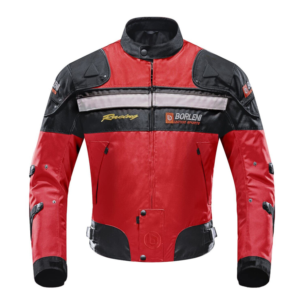 Borleni Motorcycle Jacket Motorbike Riding Jacket Windproof Motorcycle Full Body Protective Gear Armor 8002130983620
