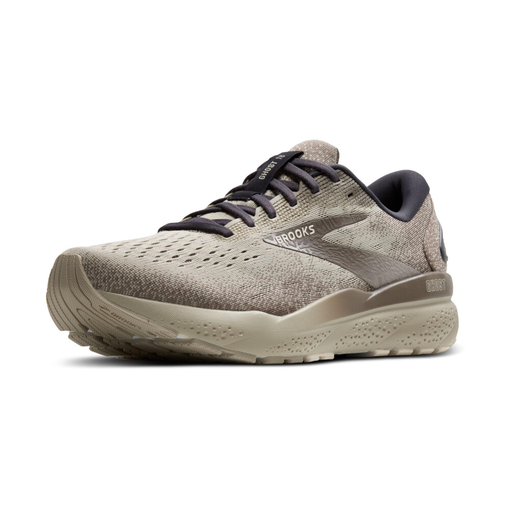 Brooks Mens Ghost 16 Neutral Running Shoe - London-Fog/Falcon/Coconut - 10 Medium