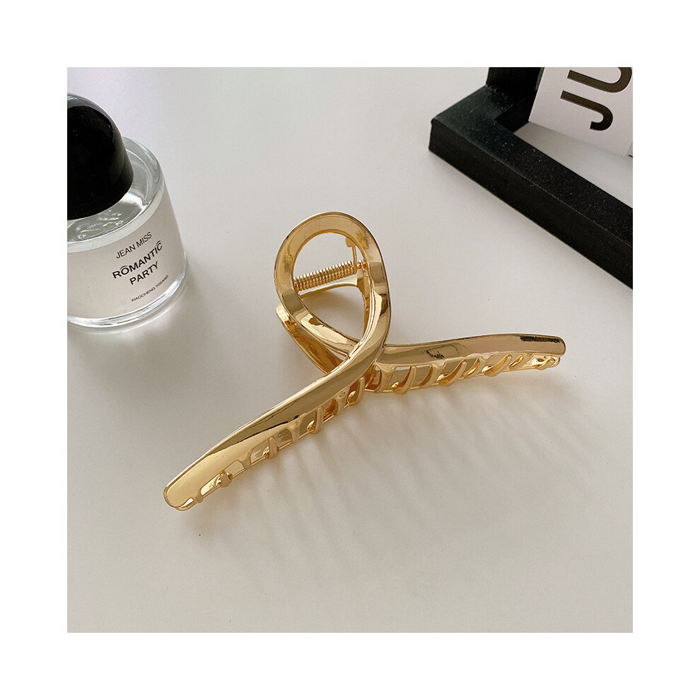 (Bright Gold)Élégante pince à cheveux vintage 135 cm en alliage pour femme idéale pour accessoires à la mode cheveux