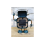 Compact Robot Style Desk Bedroom Clock | Blue 2