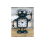 Compact Robot Style Desk Bedroom Clock | Blue 6