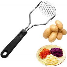 Potato Masher Stainless Steel Potato Ricer with Soft Grip Non-Slip Handle, Kitchen Non-Stick Food Masher