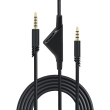 Mcbazel 2M 6,5 voet vervangende headsetkabel met volumeregeling voor Astro A10/A30/A40 headsetkabel voor PS5/PS4/Xbox-serie X&S/Xbox One - zwart