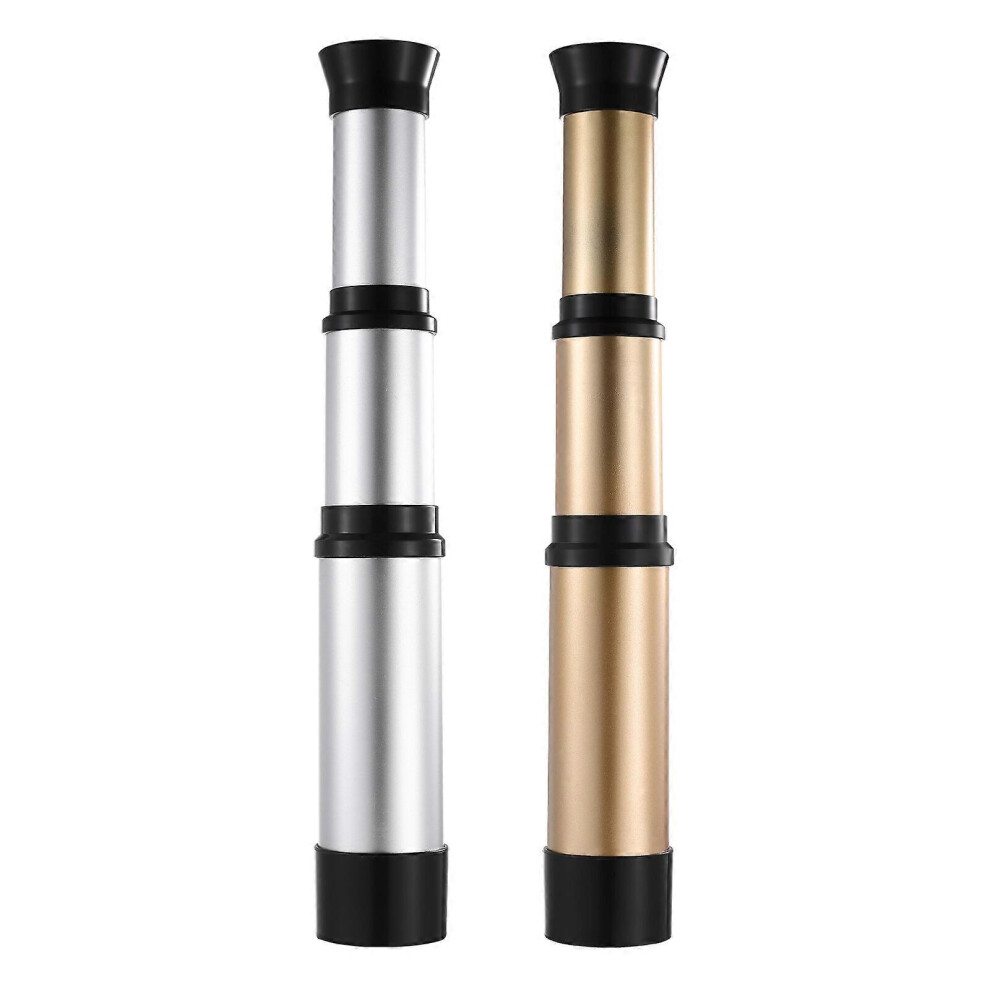 Kricely (As Show, One Size) 2Pcs Monocular Telescope Handheld Telescopes Pirate Toys Kids Spyglass Children Pirate Telescopes
