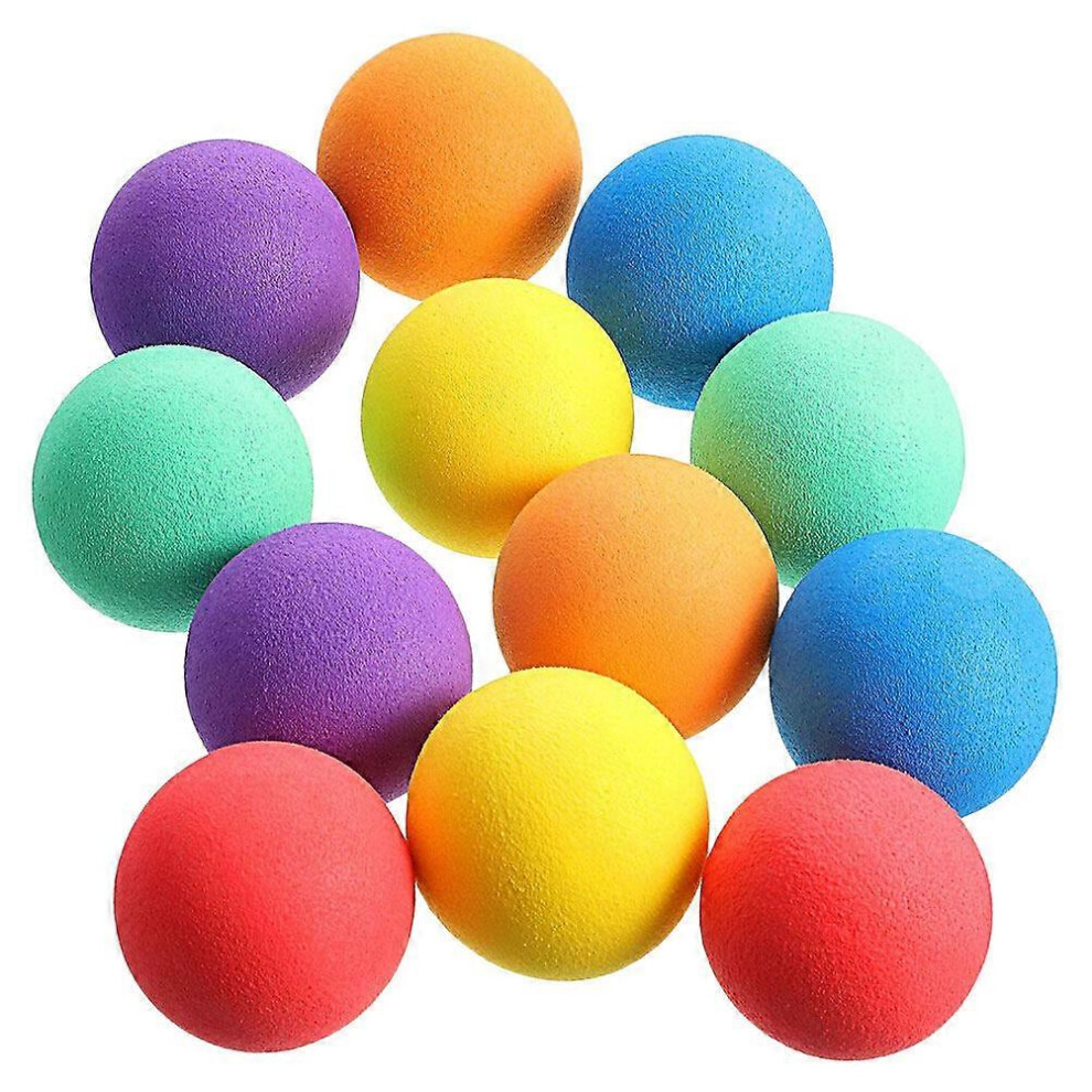 Kricely (As Show, One Size) 24Pcs Eva Sponge Ball Stress Balls Kids Stress Balls Toys Mini Stress Balls