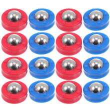 (As show, One size) 16Pcs Table Football Accessories Roll Beads Football Game Rolling Pucks Curling Equipment