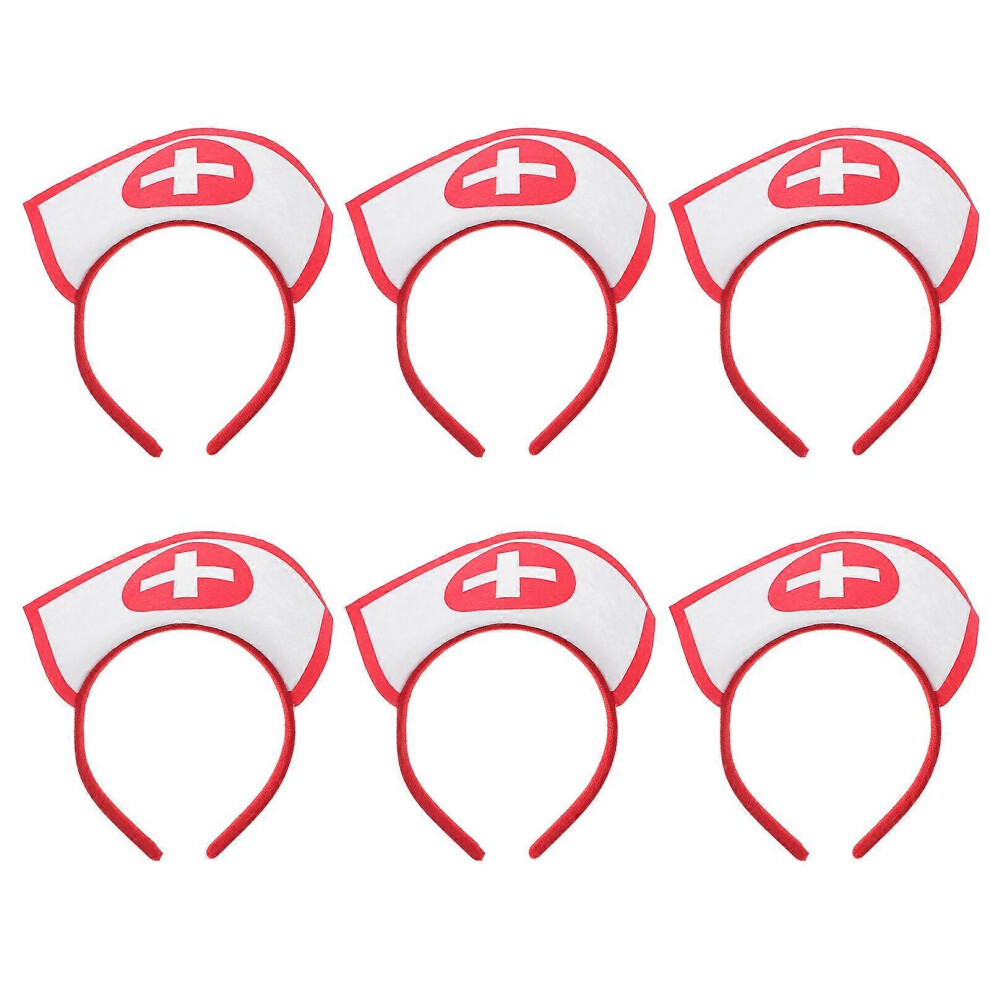 Kricely (As Show, One Size) 6Pcs Halloween Headband Party Costume Accessories Headbands With Cross Design