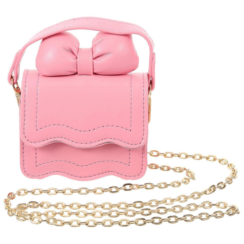 Kricely (As Show, One Size) Little Girl Crossbody Purse Cute Crossbody Bag Bow Shoulder Bag Small Purse For Toddler