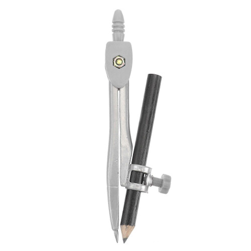 (As show, One size) Professional Compass for Geometry Precision Compass with Pencil Holder for Math Drafting