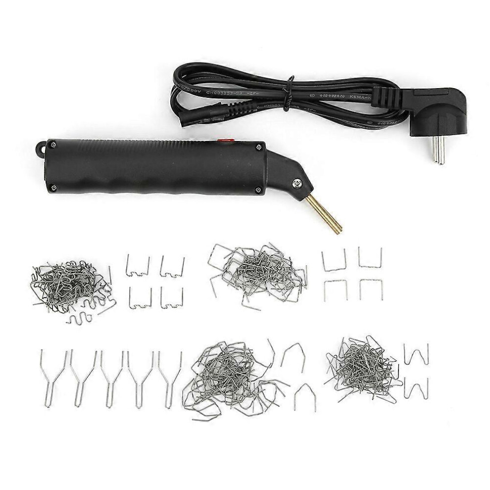 (As Show, One Size) Eveâ01 Hot Stapler Car Bumper Fender Fairing Welder Gun Plastic Repair Kit 6909775647264