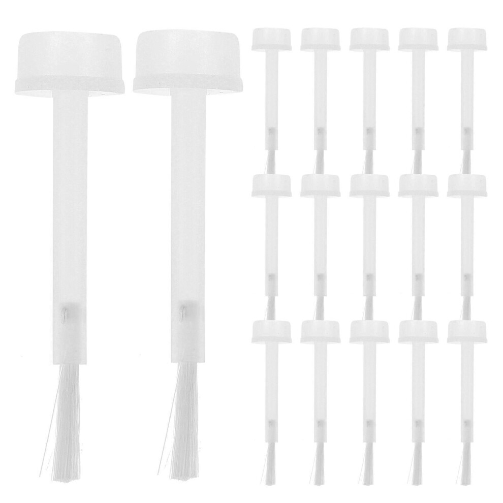 Kricely (As Show, One Size) 100Pcs Nail Polish Replacement Brushes Dipping Liquid Applicator Brushes Manicure Tools