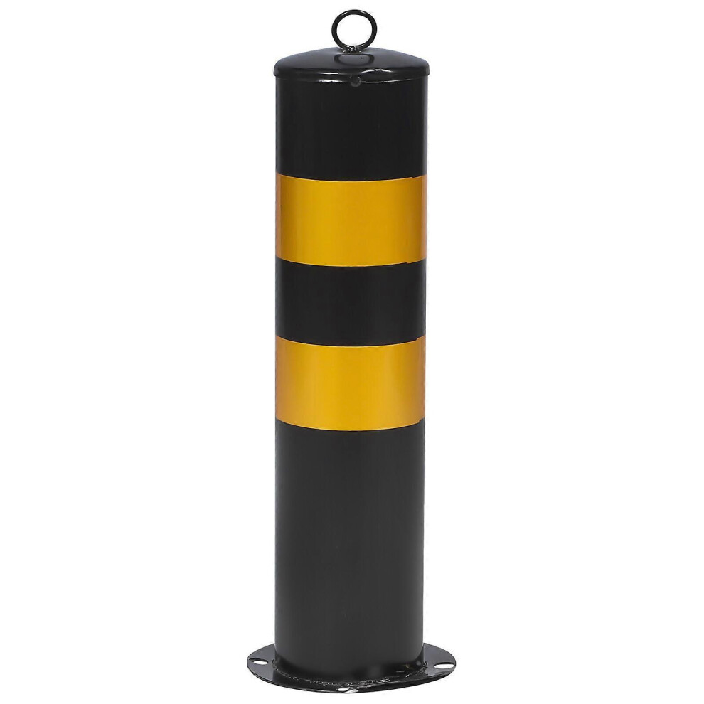 Kricely (As Show, One Size) Parking Barrier Driveway Security Post Barrier Safety Bollard Traffic Warning Column