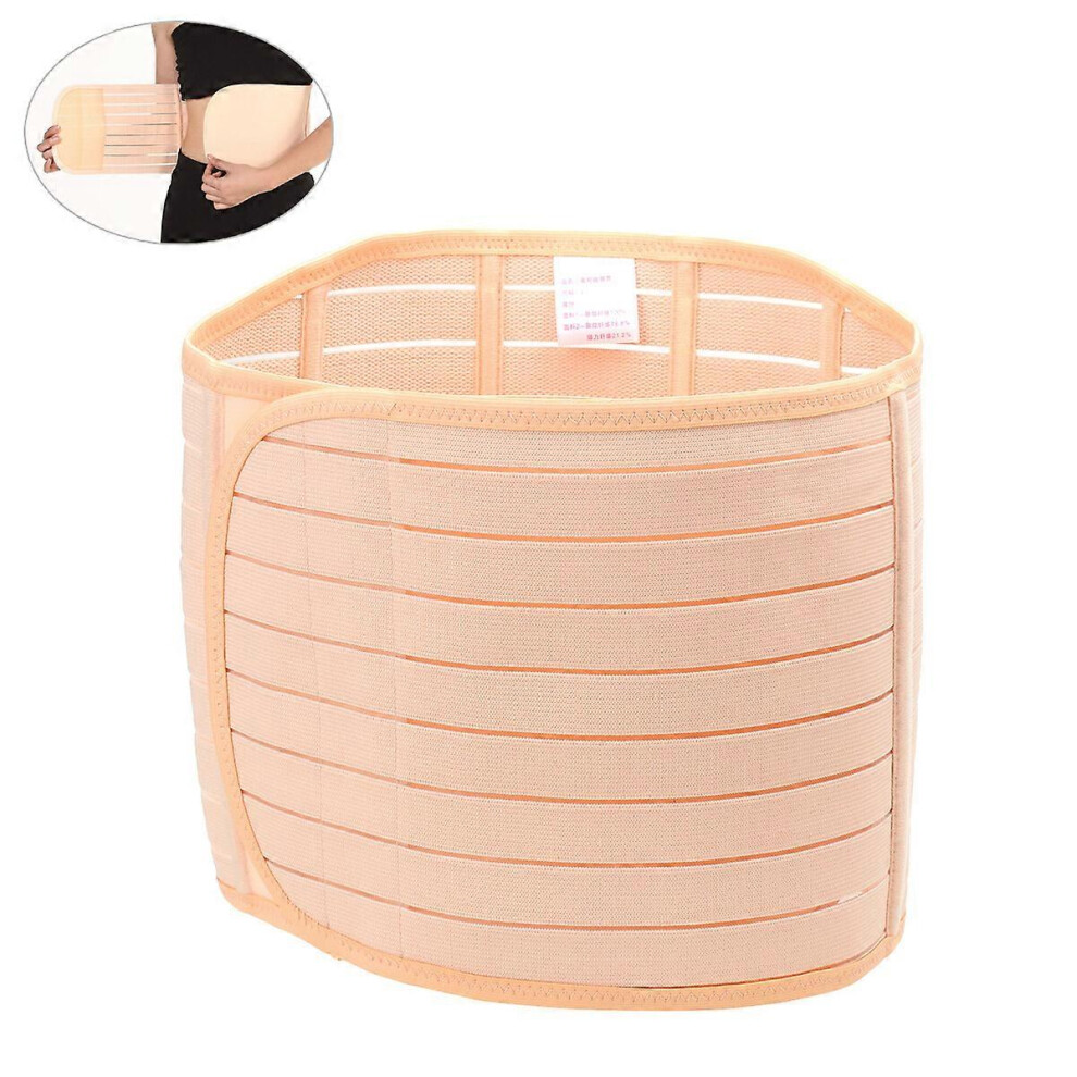 Kricely (As Show, One Size) Waist Trimmer Belt Postpartum Postnatal Recoery Support Girdle Belt Abdominal Binder For Women - Size L(Skin Color)